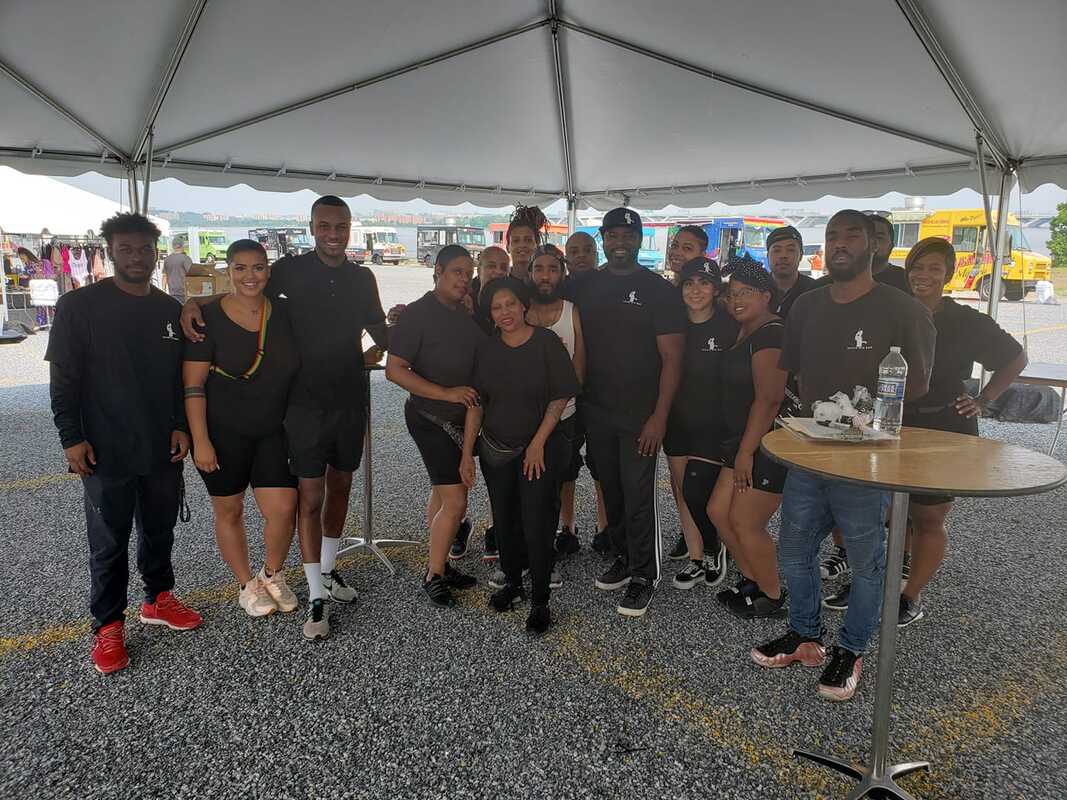 Guests at a large Sugar Rim Bar event